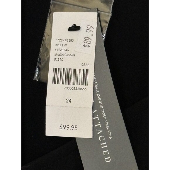 Lane Bryant Long Black Outfit Size 24 NEW with Tags - Picture 7 of 12